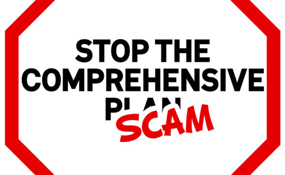 STOP THE COMPREHENSIVE SCAM MARCH 20